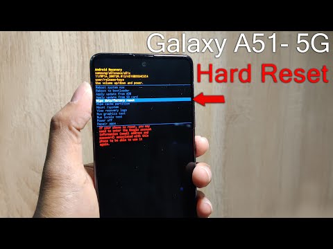 Samsung Galaxy A51 5G Hard Reset