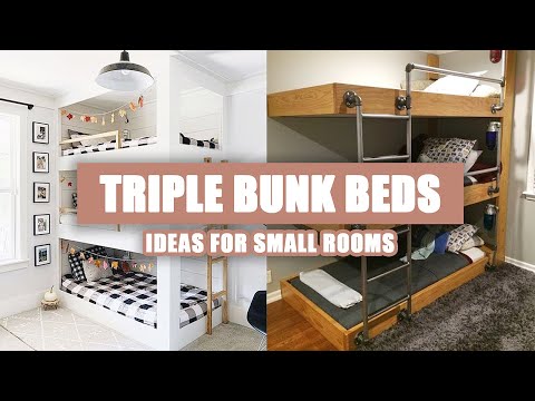 40+ Best Triple Bunk Beds Design Ideas for Small Room 2020