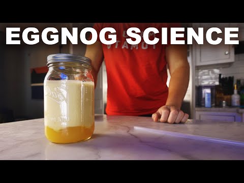 AGE your raw egg eggnog