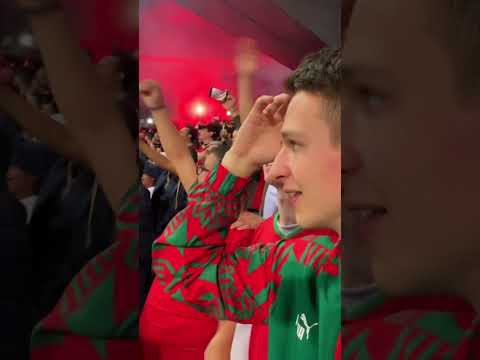 this happened at Morocco vs Brazil…