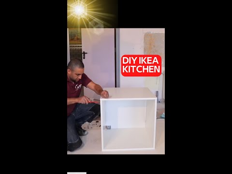 Hoe moet je een Ikea keukenkast monteren #ikea #diy #diykitchens