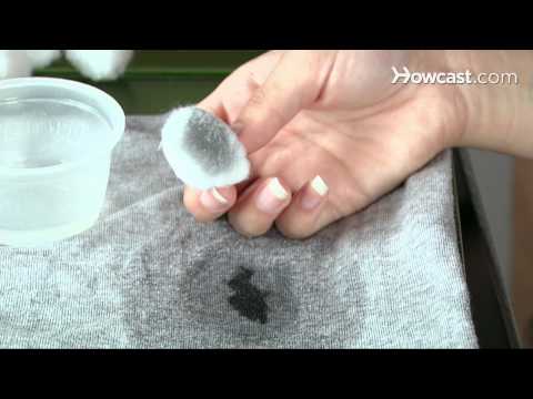 How to Remove Ink Stains From Fabric