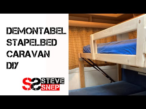 Demontabel Stapelbed Caravan DIY