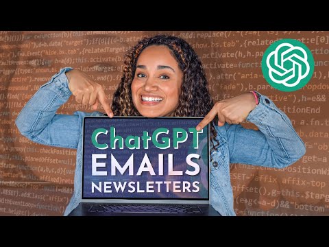 ChatGPT Email Writing and Newsletter Creation 📚 Tutorial for Beginners 💻